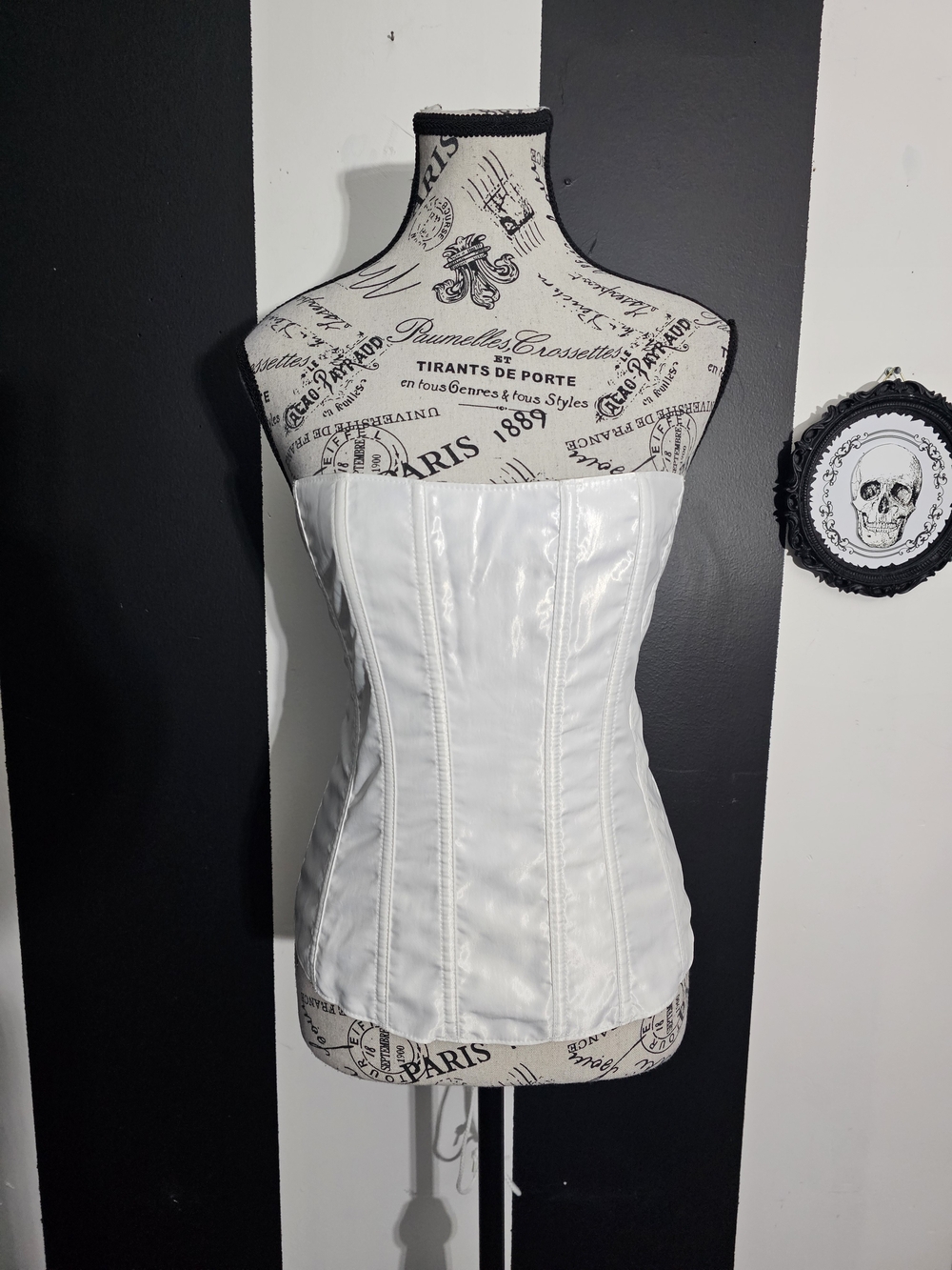 Strapless White Corset Camisole - Women